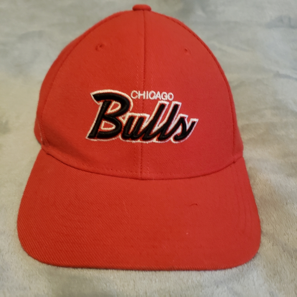 Adidas Chicago Bulls NBA Structured Adjustable Red Snapback Cap 100% Cotton - Picture 7 of 16